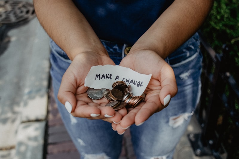 Volunteers helping the community